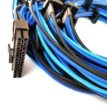 Seasonic Focus Plus Single Sleeved Modular Cable Set (BlackBlue)