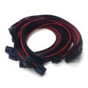 EVGA SuperNova 850 G2 Premium Single Sleeved Modular Cables (Red/Black)