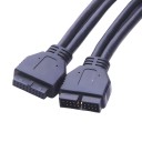 USB 3.0 20 Pin Male to Female Internal Extension Cable 60cm