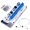 Premium True USB 3.0 1x to 16x PCIE Extender Riser Card Cable White
