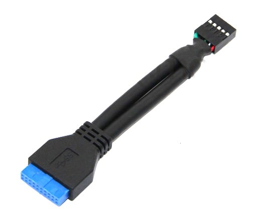 nedbrydes Bliv sammenfiltret koncept USB 3.0 19 Pin Female Header to USB 2.0 9 Pin Male Header Cable - MODDIY