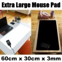 Extra Large Desktop Mouse Pad (Black / White)