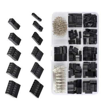 620pcs Dupont 1 to 12 Pin 2.54mm Pitch Internal Header Connector Set
