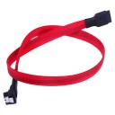 SAS SSD High Speed 6Gbps SATA3 Cable High Density Sleeved Red