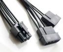 modDIY 4-Pin ATA to 6-Pin PCI-E Power Cable (20cm)