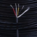 Shielded 4 Wire USB 2.0 Cable Wire UL2547 24A 4C Black