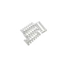 Professional 18AWG Plain Wire Clear Transparent Cable Comb 1.7mm Slot