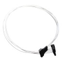 Silver Wire SATA Power Extension Cable 50cm