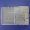Premium Multi-Size Transparent Heat Shrinkable Tube Box Set (385 Pieces)