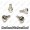 M5.0 x 10mm Silver Thumb Screws (M5X10)