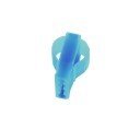 Standard 4 Pin Female Power Connector UV Blue with Pins