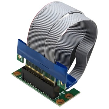 Premium PCI Express PCIE 90 Degree Angled Extension Cable Riser 4x