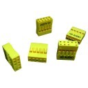 2.54mm Dupont 10 Pin HD Audio Female Connector Yellow