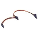 5 Wire SATA 1 to 2 Y Splitter Cable 43cm