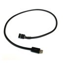 Mini 4-Pin Female Header to Micro-USB Micro-B Male Cable (50cm)