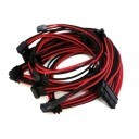 Silverstone SX600-G Premium Sleeved Modular Cable Set (Black/Red)