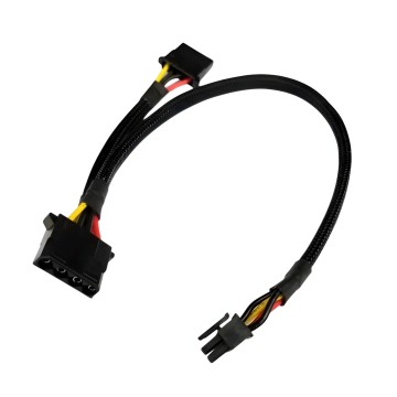 6 Pin to 2xMolex Power Cable for Dell Vostro 3000 3267 3667 3668 3250 3252