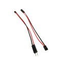 2.00mm to 2.54mm Pitch 2 Pin Wire Connector 10cm