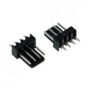 4-Pin Male Fan Connector - Black