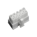 10 Pin PSU Modular Power Female Connector with Pins White
