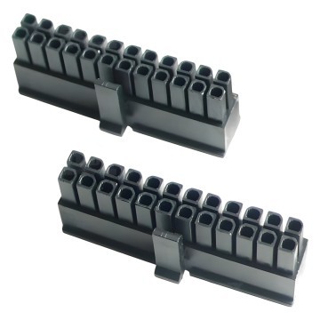 24 Pin Mini ATX Motherboard Power Female Connector with Pins