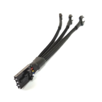 Corsair Link / Commander 4-Pin Female-to-Male Sleeved Triple Y-Split Cable