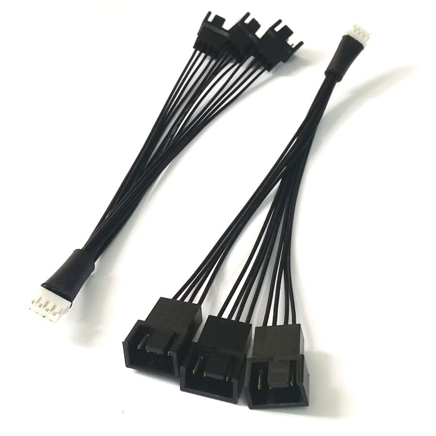 mini 4 pin gpu to 2 x 4 pin pwm fan adapter