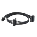 Mini 6 Pin to Dual SATA Power Cable for Dell 3250 3268 3650 3660 3668