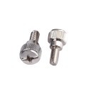 M4.0 x 8mm Silver Thumb Screws