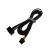 Standard 8 Pin CPU EPS to 3 x 4 Pin Molex Adapter Cable