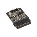 Motherboard USB 3.0 Header to New USB 3.1 Front Panel Header Converter