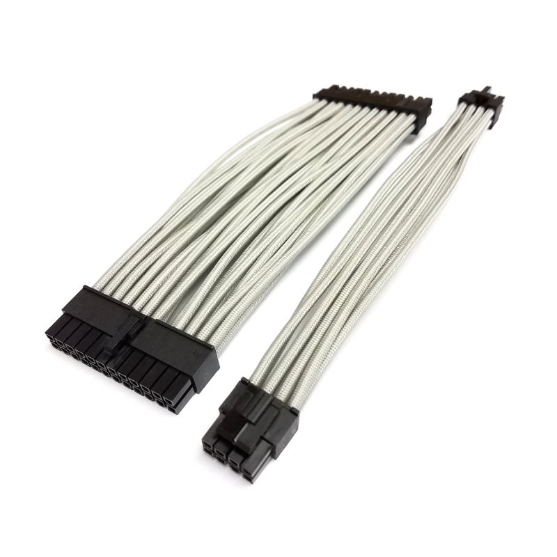 Silverstone Sx600 G Single Sleeved Short Modular Cable Set Silver Moddiy Com