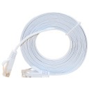 High Quality Ultra Flat Cat6 LAN Ethernet Network Patch Cable White