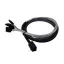 Amphenol Mini-SATA Cable SFF-8643-4*SATA 6Gbps (100cm)