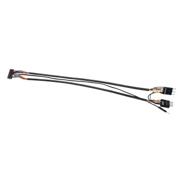 Front Panel 19 Pin to 9 Pin USB 9 Pin HD Audio Adapter Cable for Dell