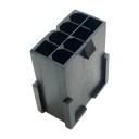 8 Pin PCIE Power Male Connector with Pins Black