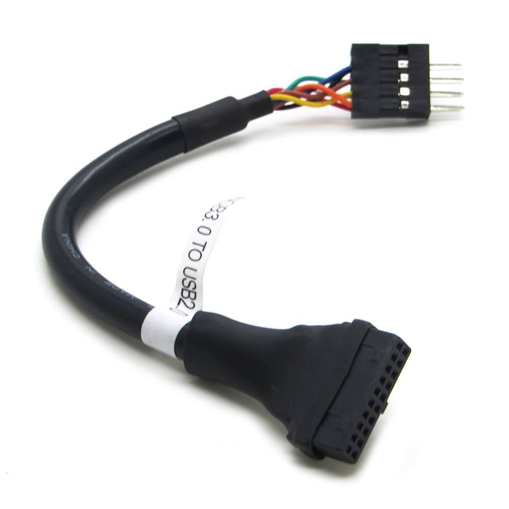 Bane Regulering Årvågenhed USB 3.0 to USB 2.0 Internal Adapter Cable 19pin to 9pin - MODDIY