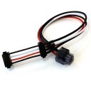 Superflower Premium Single Sleeved 9-Pin to Dual Molex Cable (50cm)