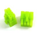 8-Pin PSU CPU/EPS Power Female Connector w/ Pins (UV Green)