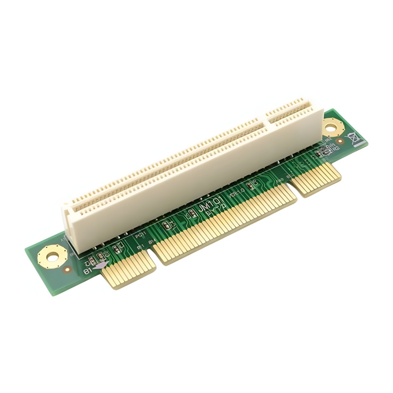 Pci Riser 90 Gold Plated Premium PCI 32bit 90 Degree Right Angle Riser Card - MODDIY