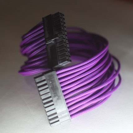 purple cable housing