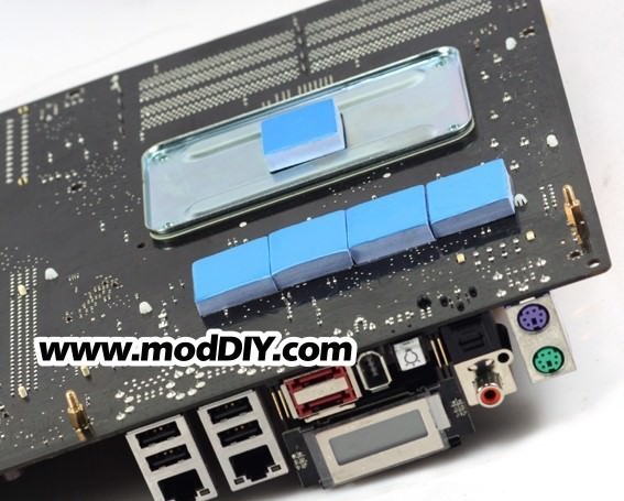 Adhesive Thermal Pad for Motherboard (Transfer Heat from Motherboard to Computer Case) 