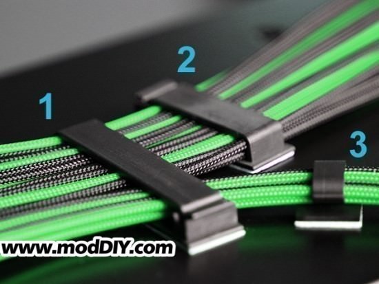 Premium Computer Cable Wire Management Kit Set A 67pcs - MODDIY