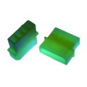 Standard 4 Pin Molex Male Connector with Pins UV Green