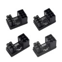 GPU VGA 8Pin 6Pin PCIE U Turn 180 Degree Angle Connector Adapter Board