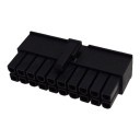 20 Pin ATX Motherboard Power Female Connector with Pins Black