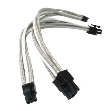 Mini PCIe to PCIe 6 Pin Video Card Power Sleeved Cable for Apple