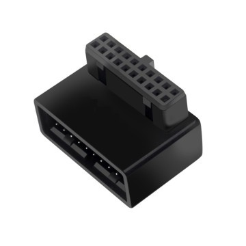 90 Degree Angle USB 3.0 19 Pin Internal Header Connector with Housing ...