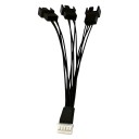 5 Pin VGA PWM Mini PH Connector to Triple PWM 4 Pin Fan Cable Splitter