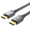 DisplayPort DP 2.1 40Gbps 240Hz HDR Premium Sleeved Cable